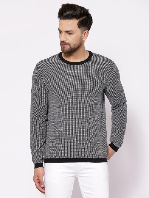 Red Tape Men's Black Sweater