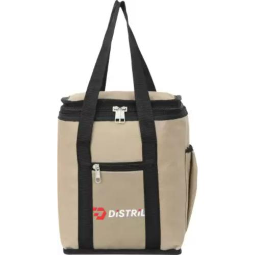 DISTRIL Tiffin Bags for Men Women & Kids, Tiffin Bags with Bottle Holder Lunch Bag (Beige, 8 L)