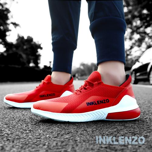 Inklenzo red Casual Shoes Sneaker Canvas for Mens Daily use Shoe for Boys Shoe for Men