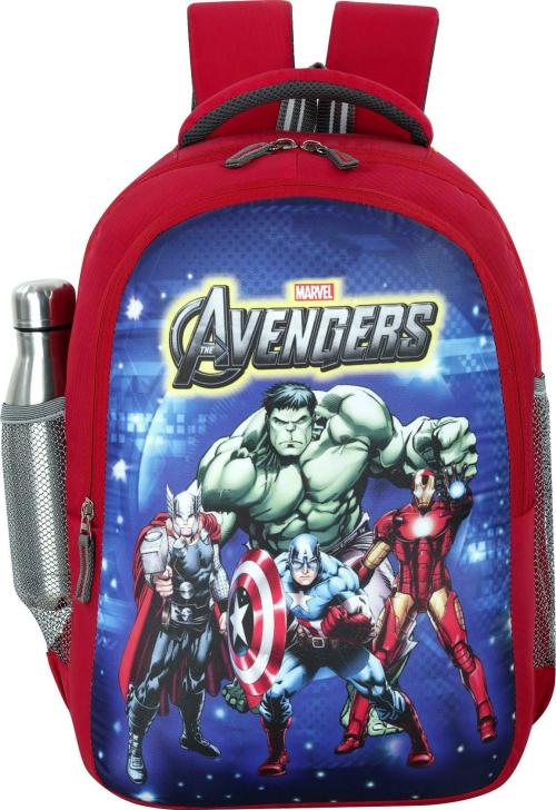 Bayo Blue & Red | Polyester | Avengers School Bag