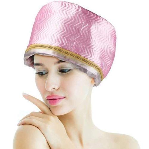 DJ FINDER Electric Thermal Steamer Hair Cap Semi-Circular Detachable Temperature Control Heating DIY Haircare SPA Home Treatment Hat for Natural or Damaged Hair Nourishing Moisturize Deep Conditioning