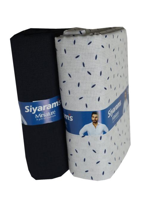 MINIATURE MEN'S 7001 POLYESTER VISCOSE SHIRT AND TROUSERS SET (STRIPED 07, FREE SIZE)