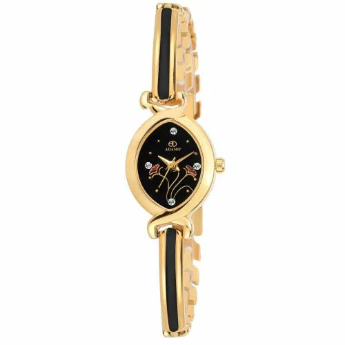 ADAMO Enchant Black Dial Women's & Girl's Watch 2251YM02