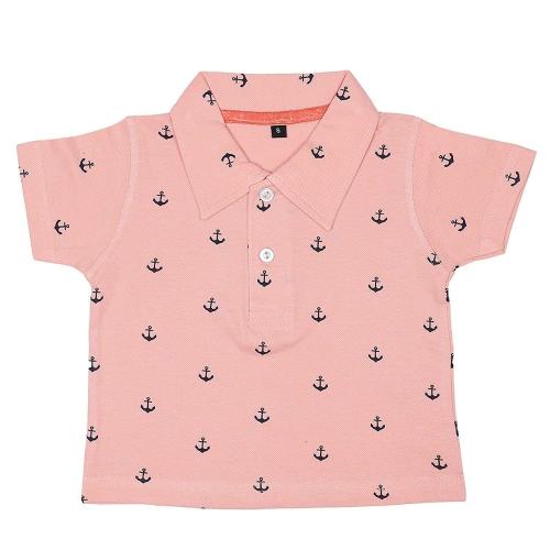 Buy BABY'S PRide Boys Pink Printed Combed Hosiery Cotton TShirt 1218 Months Online at Best