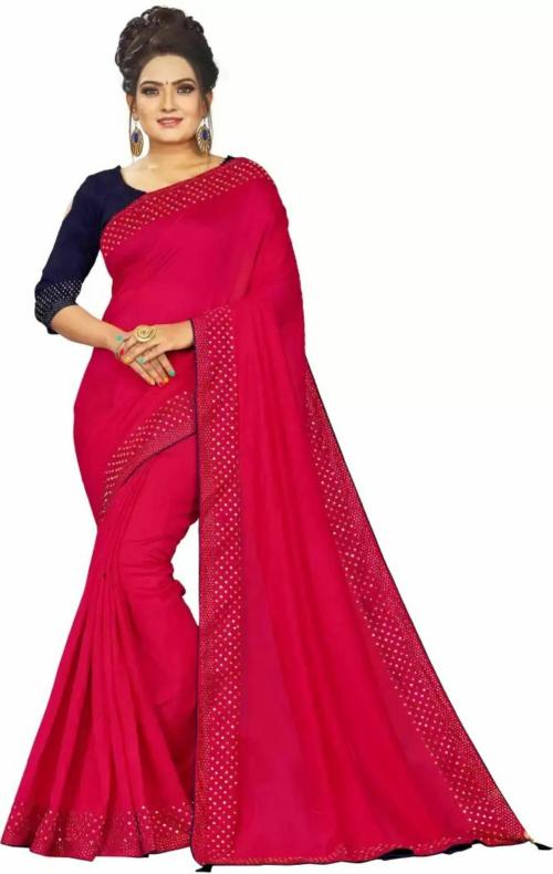 Juhi Collection Choki-1 Rani Latest Designer Silk Saree For Women