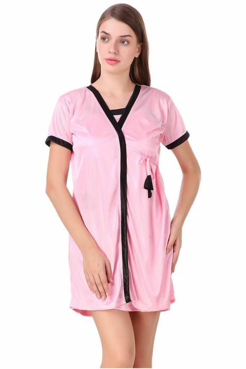 Buy Fasense Women Satin Sleepwear & Nightwear Babydoll Slip Set Online
