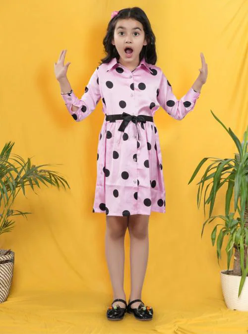 FROCK STYLE DRESS WITH BOW STYLE STRAPS