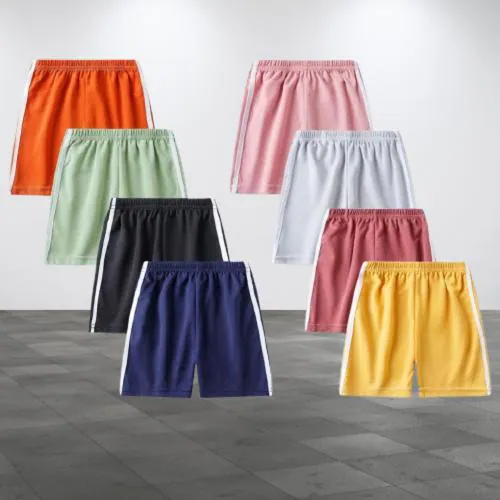 Kids Shorts 100% Cotton Half Pant For Baby Girls & Boys (Pack Of 8 Multicolor)