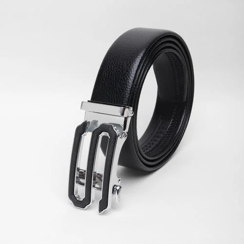 Elite Crafts Unique S Designed PU Leather Adjustable Auto Lock Buckle Belt For Men