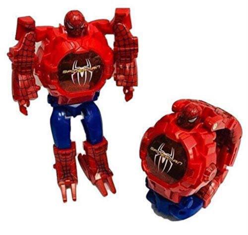 Zest4Kids Red Dial Transformable Robot Toy Deformation To Digital Wrist Watch For Kids