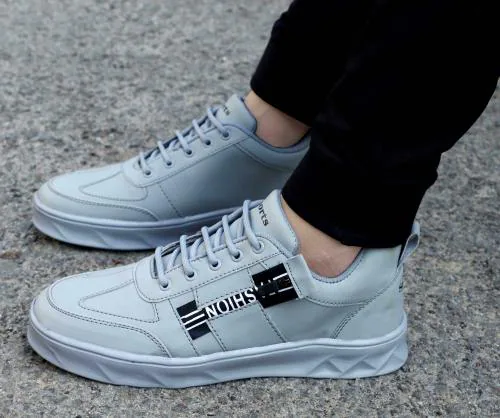 WIN9 Men Grey Fashion Chain Casual Shoes
