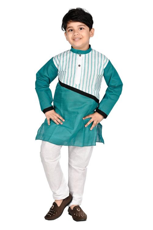 NEW GEN BOYS COTTON KURTA WITH PAJAMA PANT