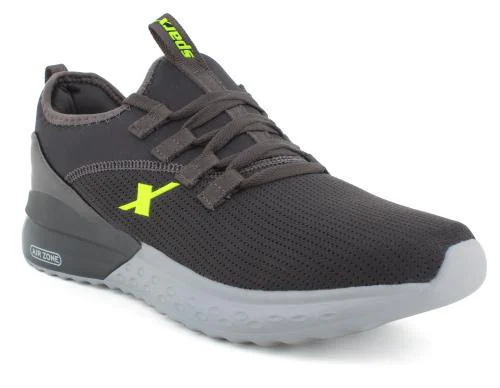 Sparx Men SM-677 Dark Grey Neon Green Sports Shoes