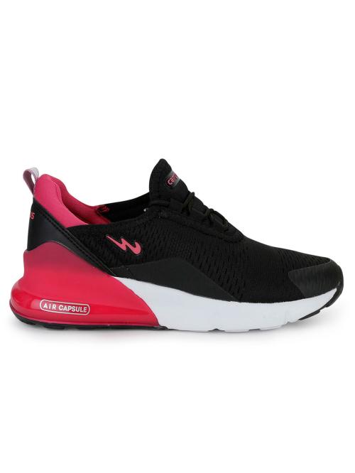 Campus DRAGON LADIES Black Women's Running Shoes