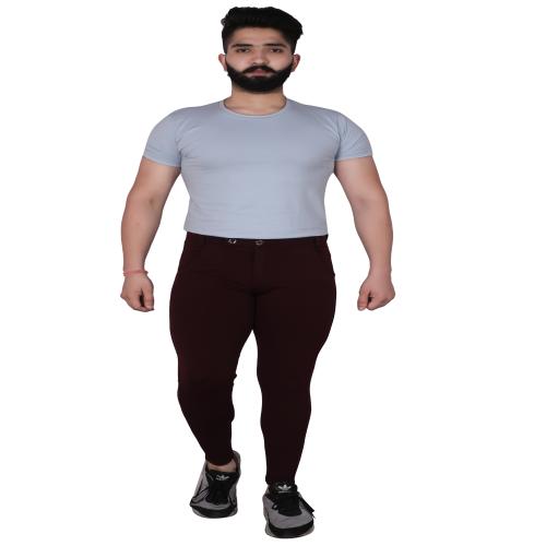 Pro-Ethic Style Developer Maroon Track Pants Regular Stretchable Sports Fit Lower For Mens
