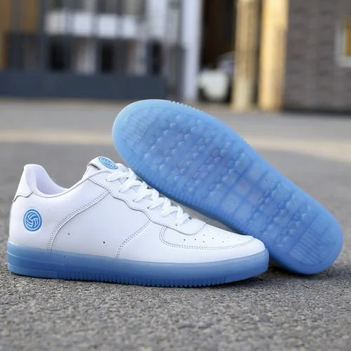 Bacca Bucci ICE Men's flat Sole Casual Lace up Sneakers with Translucent Rubber OutSole