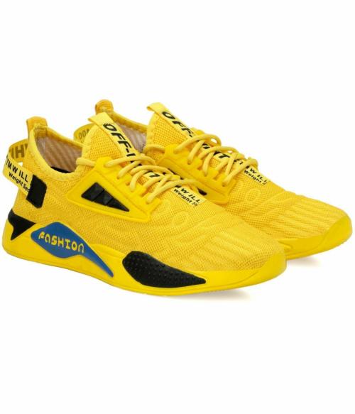 Robbie Jones Yellow Sneakers for Men
