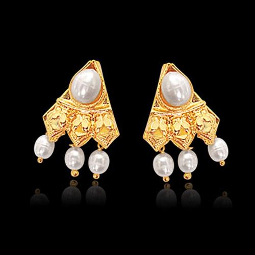 Buy Surat Diamond Jewellery Ethnic Collection Rice Pearl Gold Plated