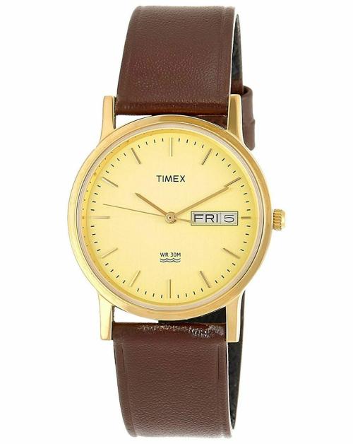 Timex Analog Dial Beige A501 Men Watch