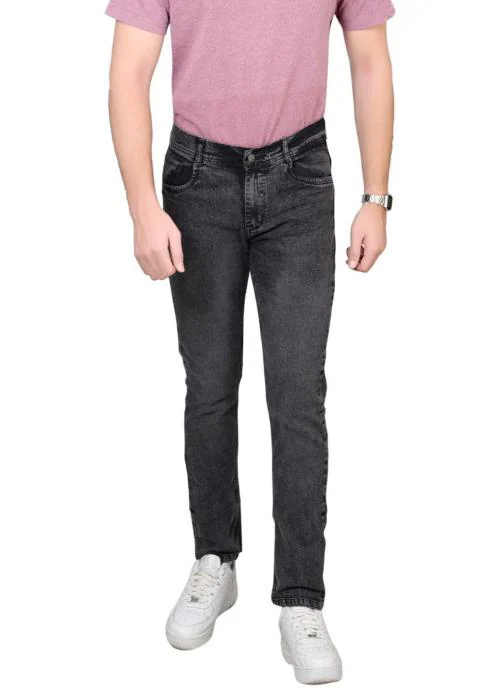 BelliBeeIndia Denim Black Blast Wash Men Jeans