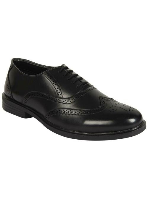 Vardhra Men's Black Formal Shoes