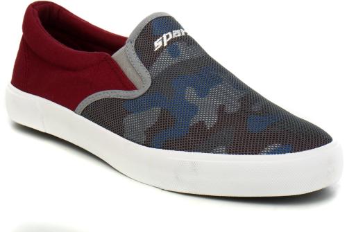 Sparx Men SM-299 Grey Maroon Casual Shoes