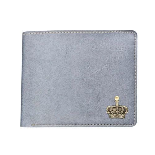 Vorak Ahimsa Classy Leather Men's Wallet - Grey