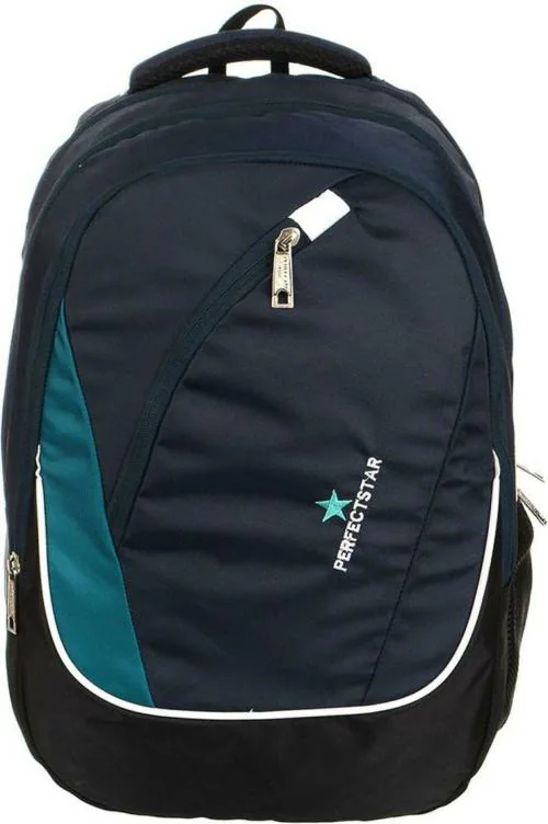 Perfect Star Unisex Blue Polyester School Bag 40 L