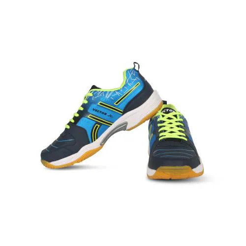 Vector X CS-2000 Court Shoes for Mens (Blue-Black-Green)