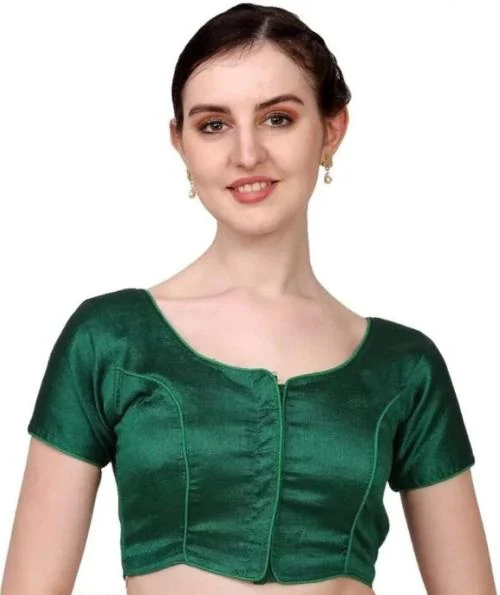 Murliwala CREATION Women's Phantom Solid Readymade Blouse