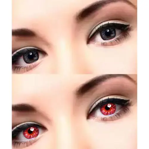 Color Eye The Best Black, Red Color Contact Lens For Your Best Eye Color look