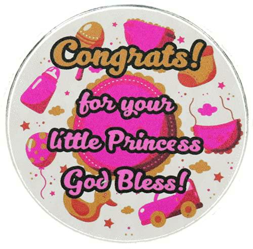 Osasbazaar Pure Silver Coin for New Born Baby Girl Gift, Baby Gifts for New Born, Gift for Baby Girl, Baby Shower, Its a Girl - 99% Pure BIS Hallmarked