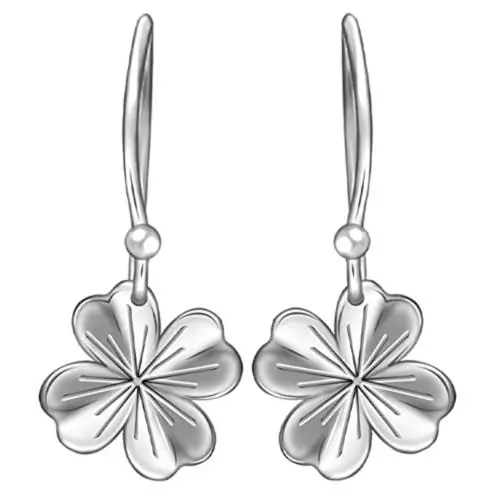 Giva Sterling Silver Petals Earring For Women