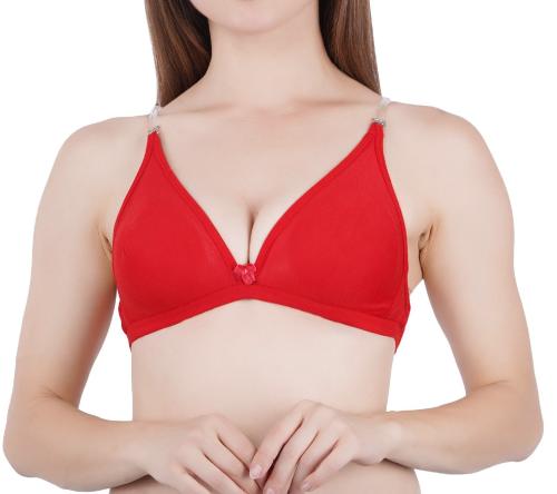 HER-CLASS PRESENTS BACKLESS NON PADED RED BRA FOR WOMEN