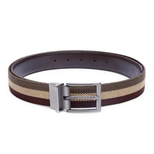 Red Tape Men Brown Leather Belt