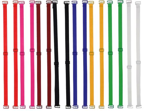 Samvar Multicolor Self Design Cotton Pack of 3 Bra Straps