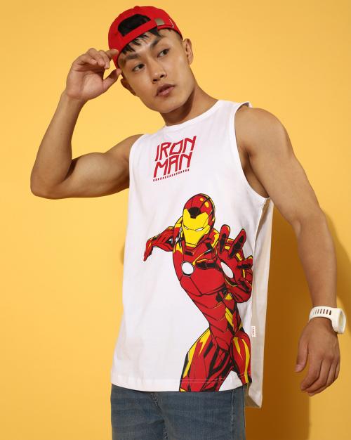 VEIRDO Men Iron Man T-shirt