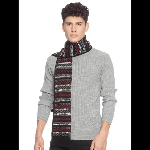 CRAFTSHUB Woolen Ethnic Design Casual Warm Winter Wear Muffler Scarf Stole