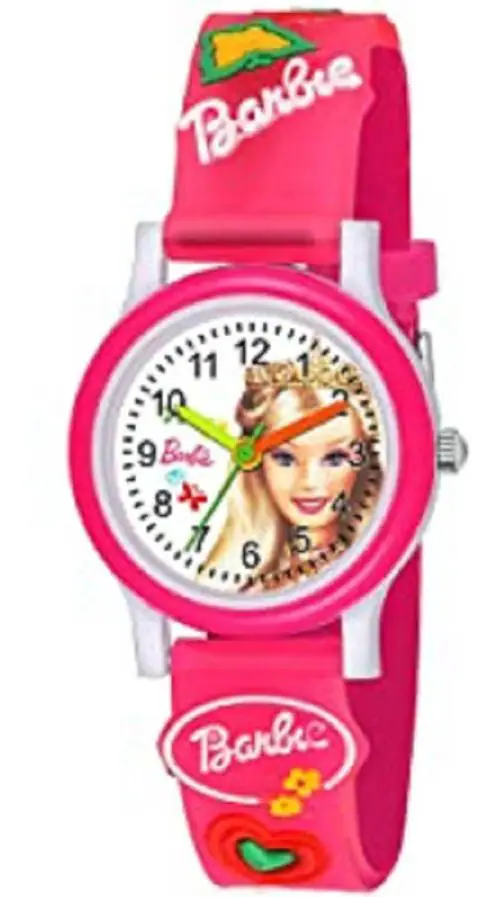 Zuperia White Dial Barbie Love Watch Series Analog Watch for Girls - Pack of 1