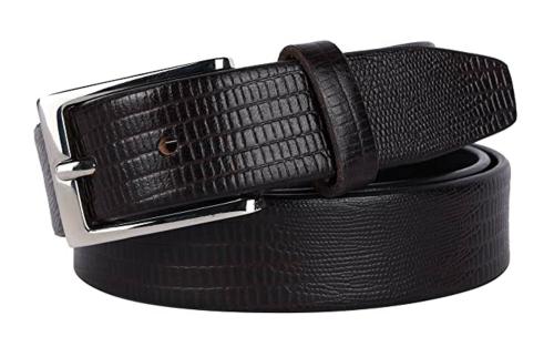 Hide And Skin Brown Men Genuine Leather Prato Formal Belt