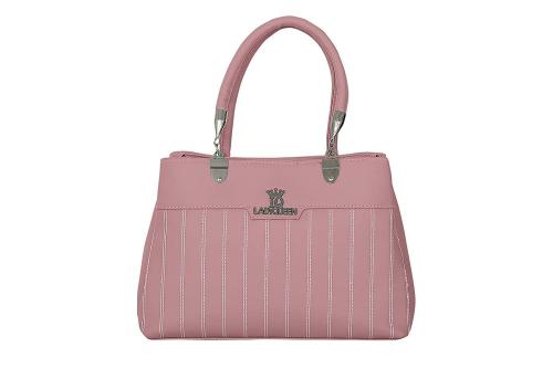 LADY QUEEN Pink PU Leather Women Handbag (LQ-00018LG)