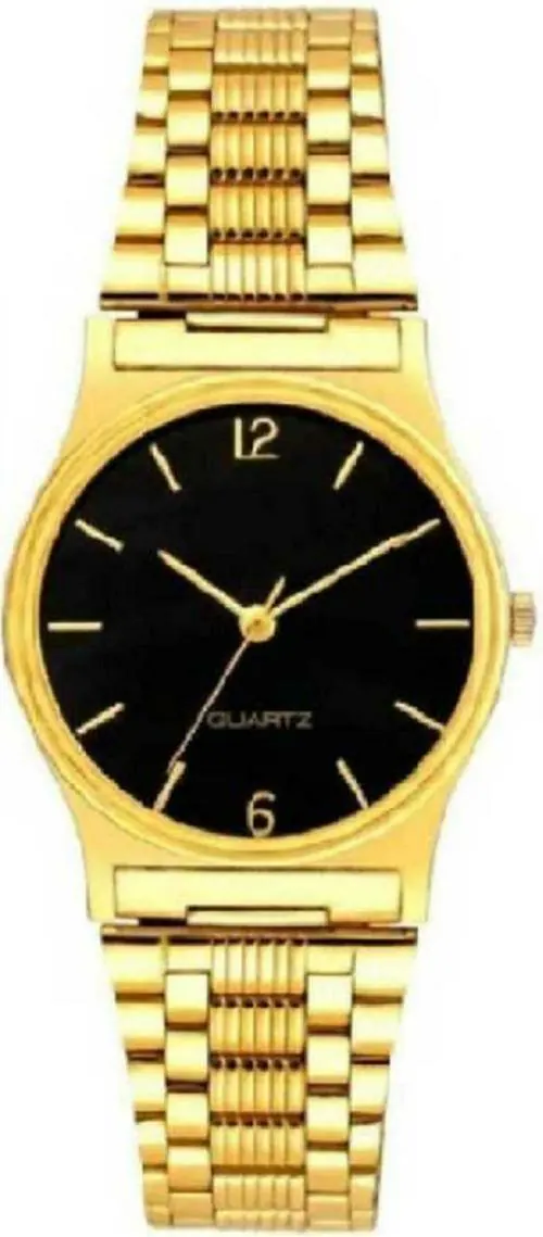 EDENSCOPE Analog Gold Dial Gold Strap Watch For Men And Boys (RY/426)