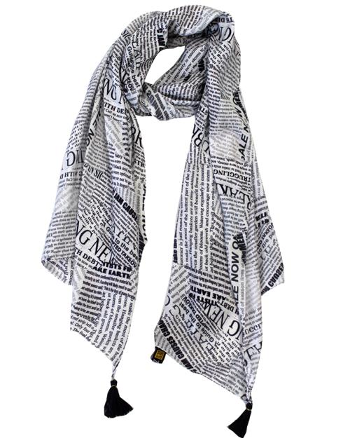 Elegant Muslin Printed Multicolor Scarves/Stoles for Women SCARF57