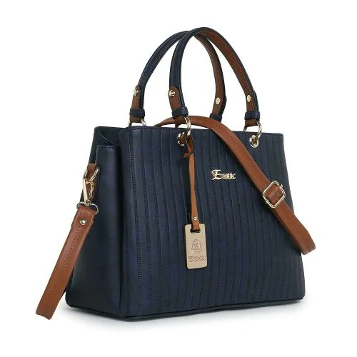 Exotic Punched Hand Blue Sling Bag HB 424