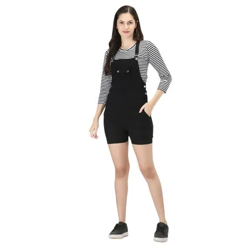 dangri dress black and white