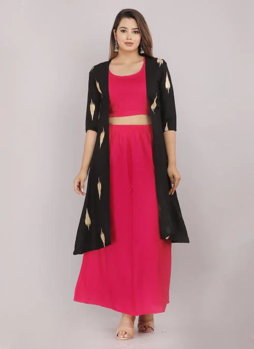 Buy Lavanya kurti Present top and Skirt with shrug for women Online at