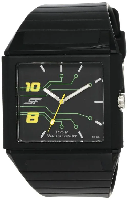 Sonata Analog Dial Black Band Black Ocean Watch-Nn7988Pp01 For Men