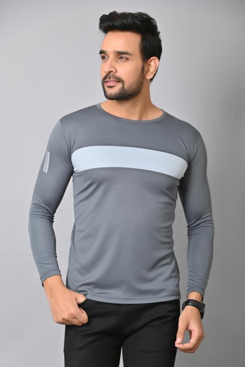 Burundi Blu Stripes Plain Round Neck T Shirt For Men | Men T Shirt | Men Tshirt | Tshirt for Men | T Shirts | Tshirts | Oversized Tshirt | Men Tshirt_Striped_BBP12-L
