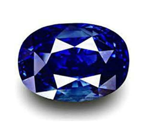 BAGUE Cultured Crystal Blue Sapphire 6.5 Carat