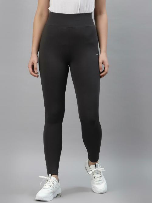 Red Tape Women Dark Grey Solid Activewear Legging